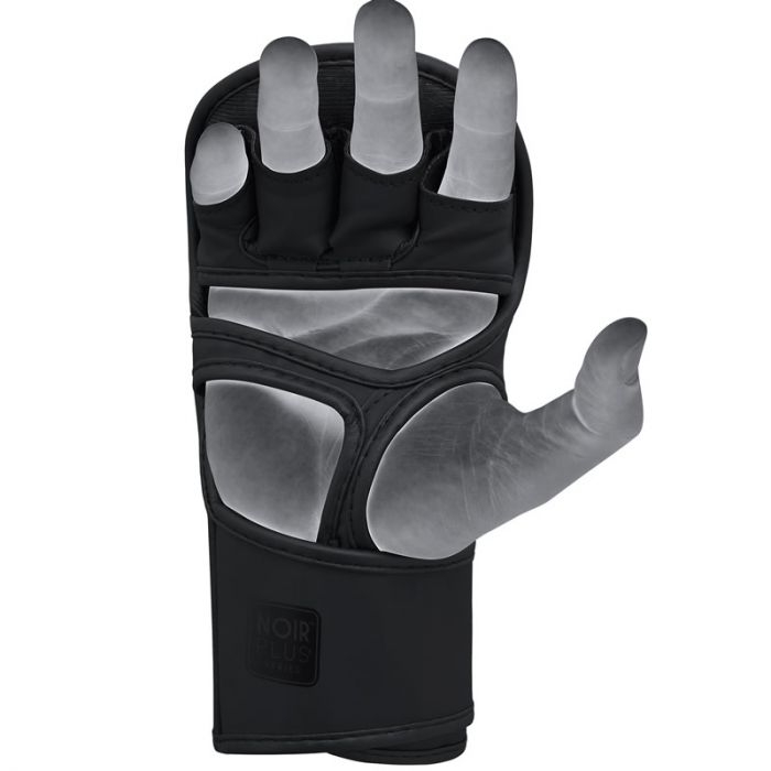 RDX T15 NOIR HYBRID MMA GRAPPLING GLOVES WITH BEST KNUCKLE PROTECTION